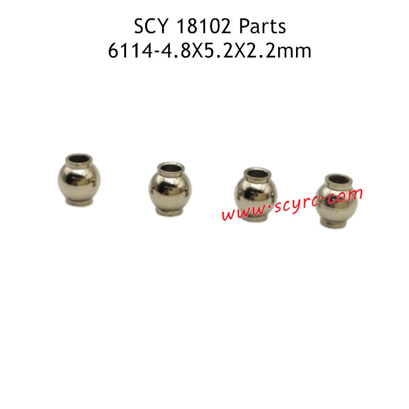 SUCHIYU 18102 RC Car Parts 4.8X5.2X2.2mm Metal Pivot Balls 6114