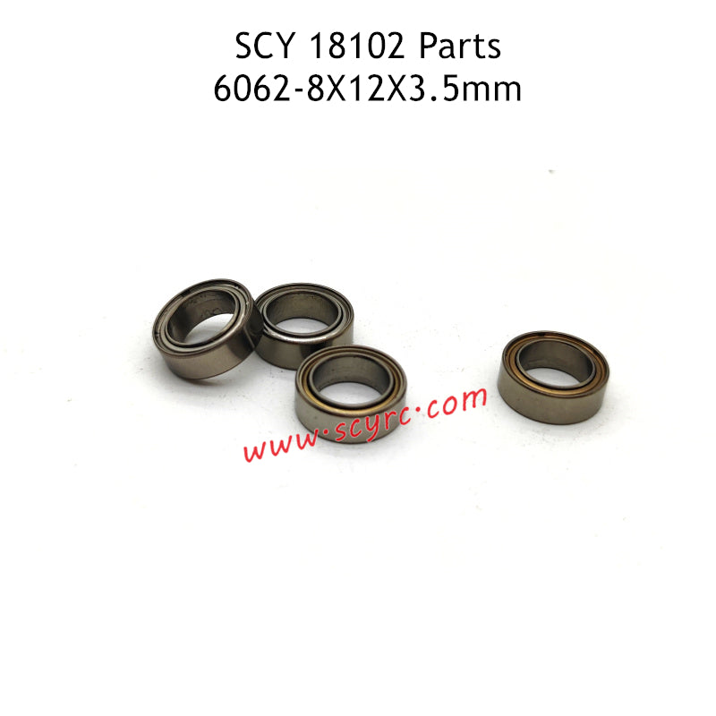 SUCHIYU 18102 RC Car Parts 8X12X3.5mm Bearing 6062