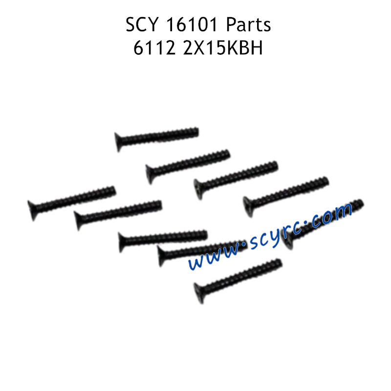 SUCHIYU SCY 16101 Parts 2X15KBH Screw 6112