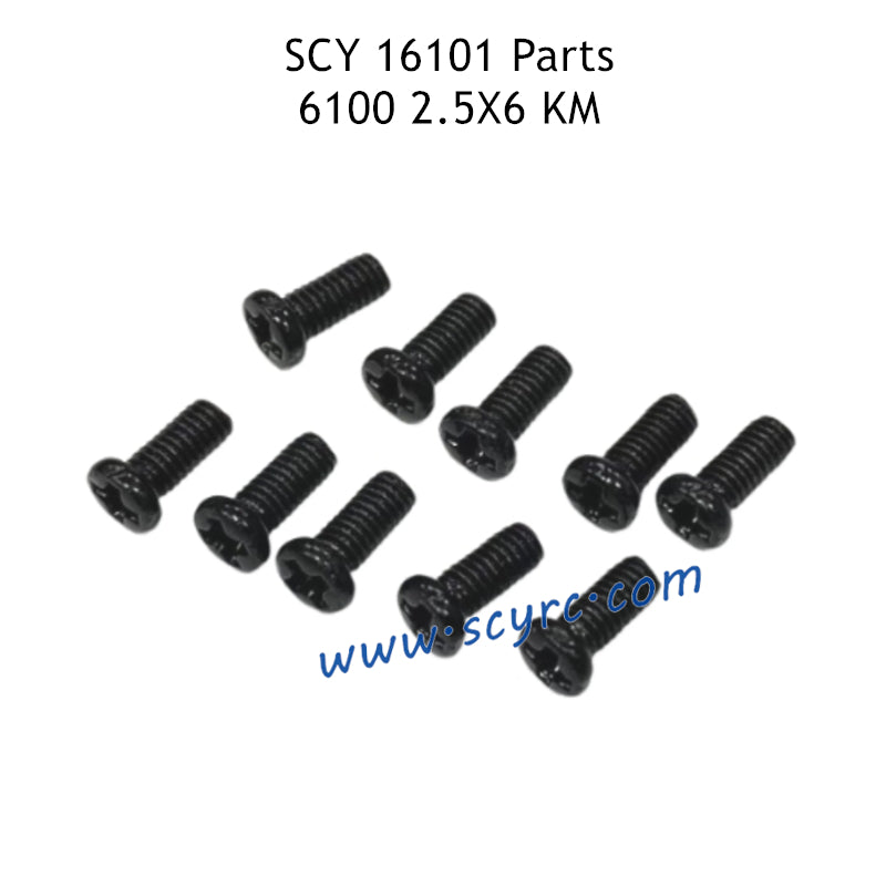 SUCHIYU SCY 16101 RC Car Parts 2.5X6KM Screw 6100
