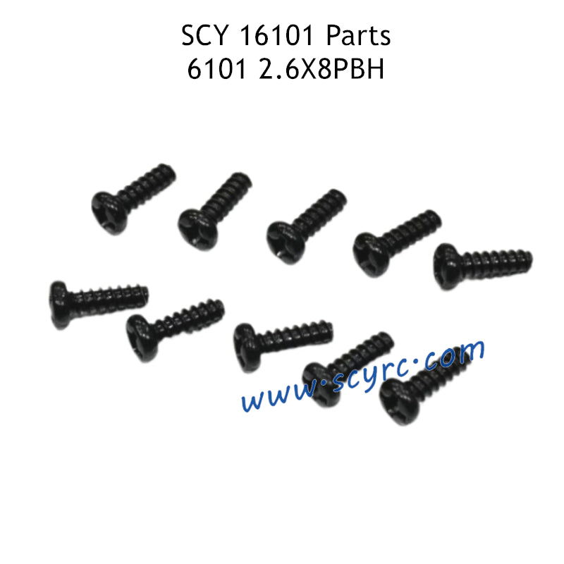SUCHIYU SCY 16101 RC Car Parts 2.6X8PBH Screw 6101