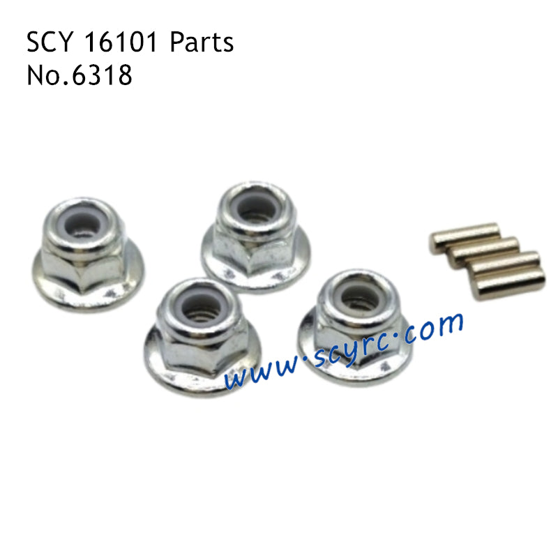SUCHIYU SCY 16101 RC Car Parts M4 Locknut 6318