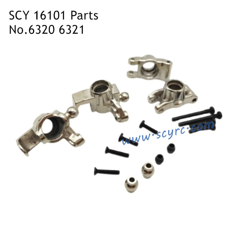 SUCHIYU SCY 16101 RC Car Parts Metal Front Steering Cup and Rear Cup 6320 6321