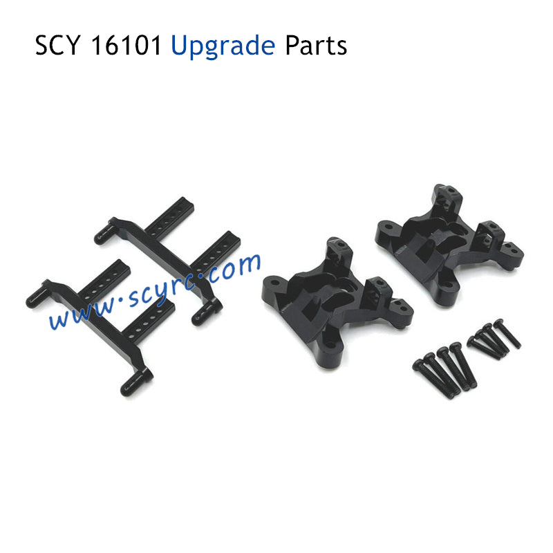 SUCHIYU SCY 16101 RC Car Upgrade Parts Front and Rear Body Mount Pillar and Shock Tower