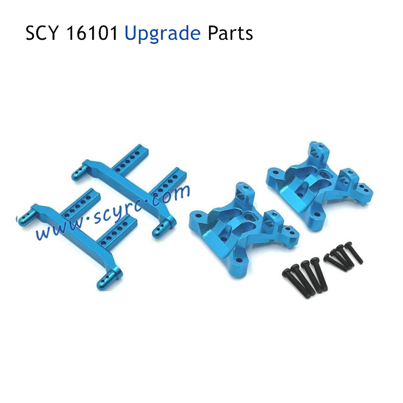 SUCHIYU SCY 16101 RC Car Upgrade Parts Front and Rear Body Mount Pillar and Shock Tower