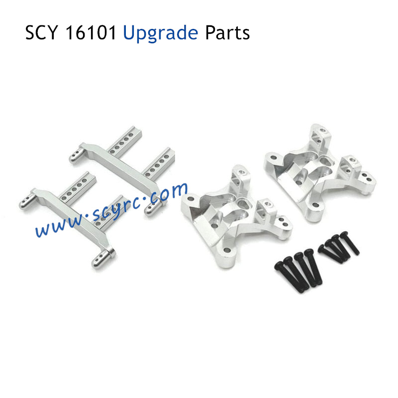 SUCHIYU SCY 16101 RC Car Upgrade Parts Front and Rear Body Mount Pillar and Shock Tower