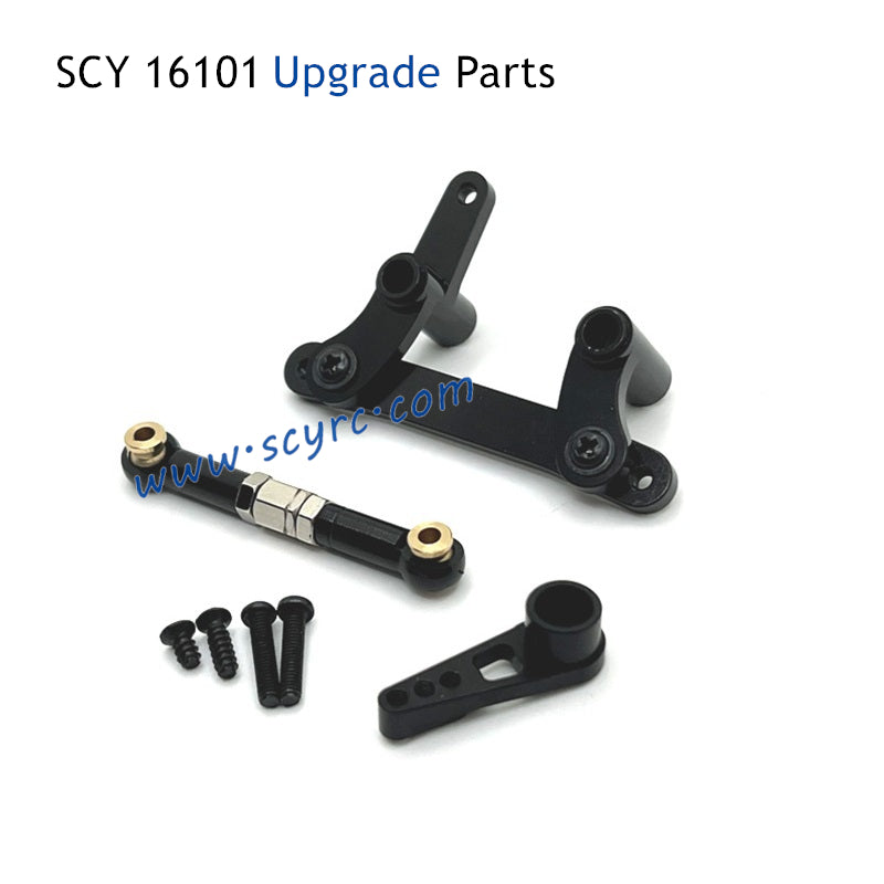 SUCHIYU SCY 16101 RC Car Upgrade Parts Metal Steering Kit and Servo Rod and Servo Arm