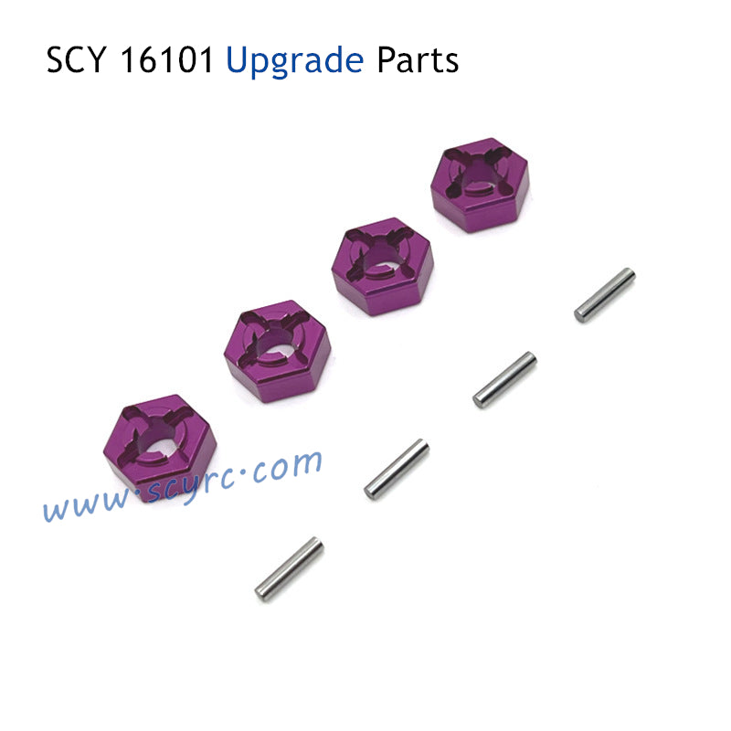 SUCHIYU SCY 16101 RC Car Upgrade Parts Metal Wheel Hex