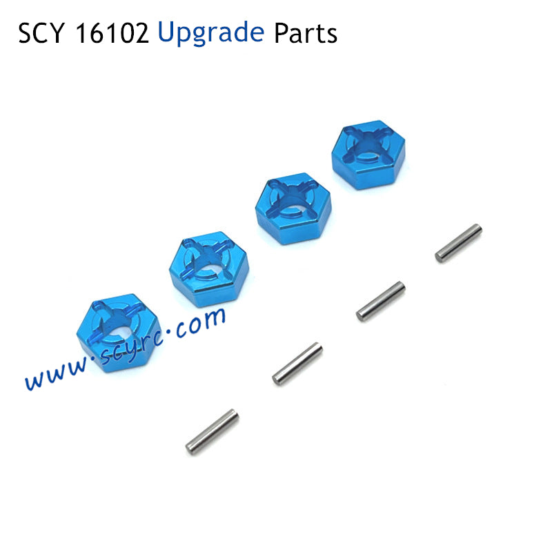 SUCHIYU SCY 16102 RC Car Upgrade Parts Metal Wheel Hex