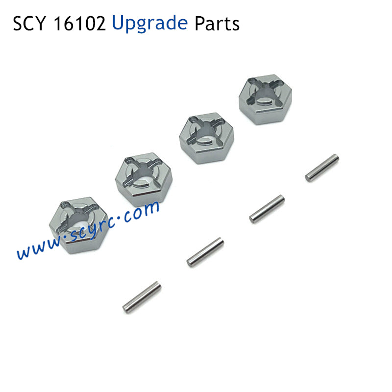 SUCHIYU SCY 16102 RC Car Upgrade Parts Metal Wheel Hex