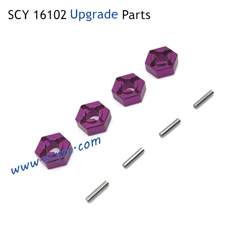 SUCHIYU SCY 16102 RC Car Upgrade Parts Metal Wheel Hex