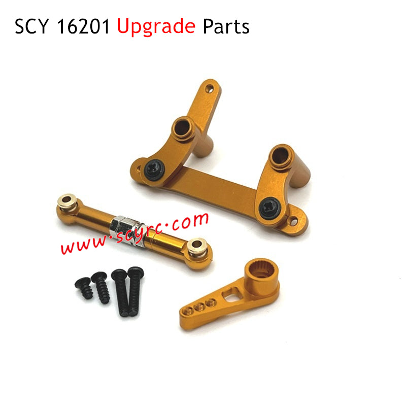 SUCHIYU SCY 16201 Upgrade Parts Metal Steering Kit and Servo Rod and Servo Arm
