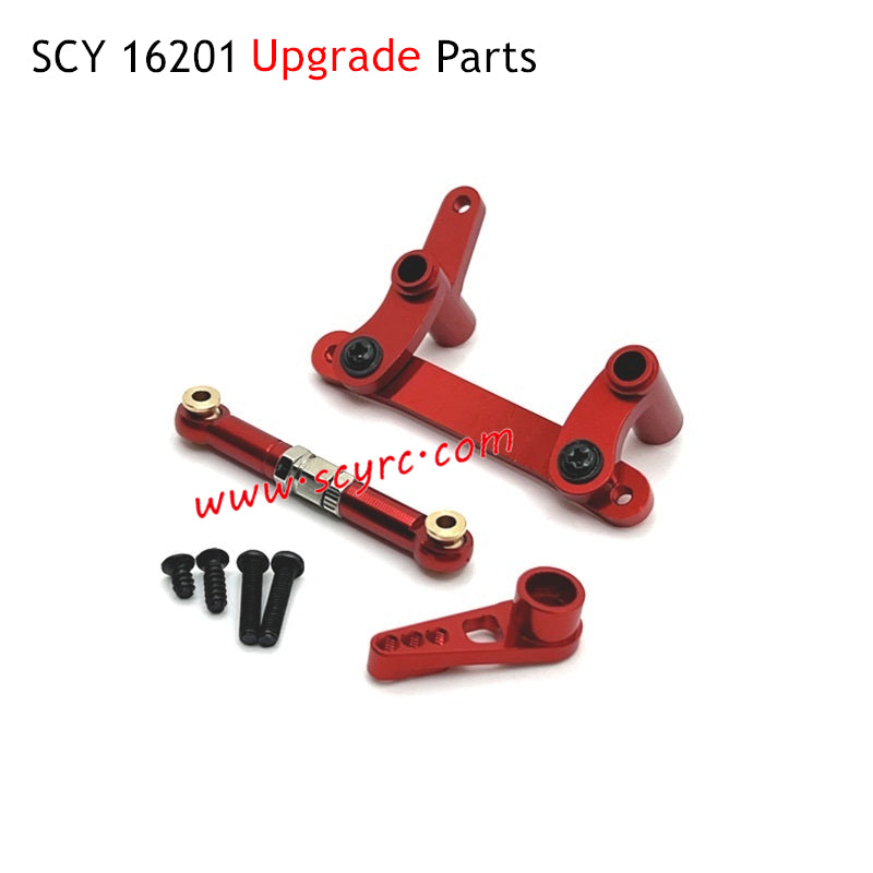 SUCHIYU SCY 16201 Upgrade Parts Metal Steering Kit and Servo Rod and Servo Arm