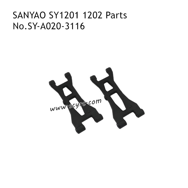 SANYAO SY-1201 SY-1202 RC Car Parts Rear Lower Swing Arm Assembly SY-A020-3116