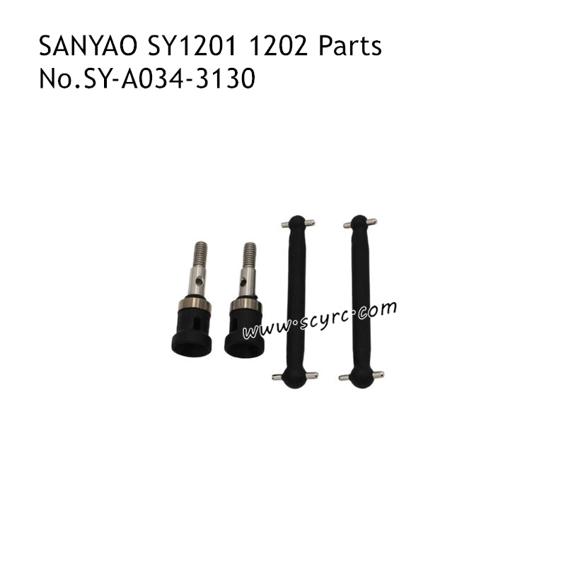 SANYAO SY-1201 SY-1202 RC Truck Parts Rear Universal Joint Assembly SY-A034-3130
