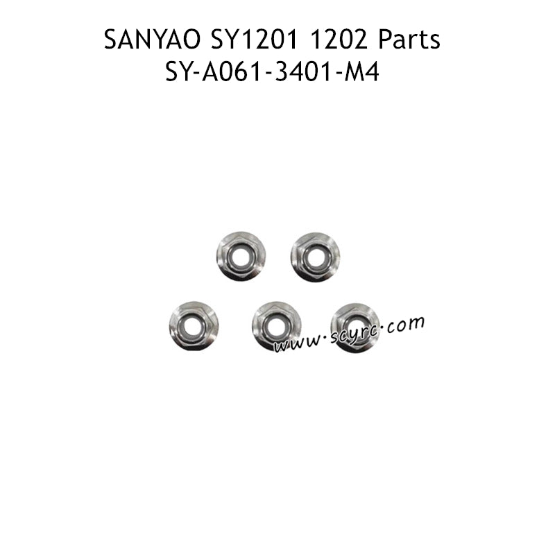 SANYAO SY-1201 SY-1202 Parts M4 Anti-slip Toothed Nut SY-A061-3401