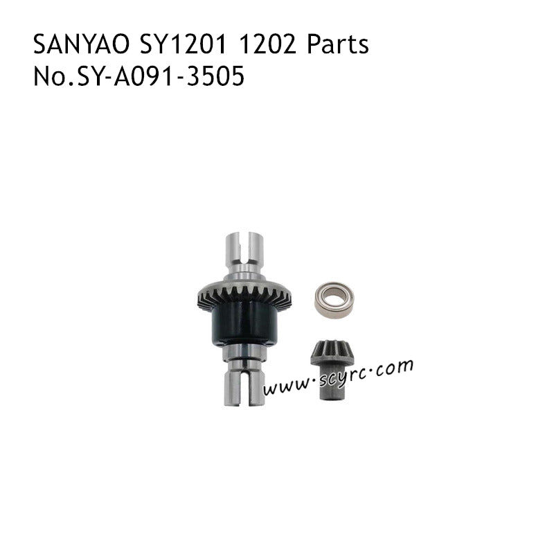 SANYAO SY-1201 SY-1202 Parts Front Metal Differential SY-A091-3505