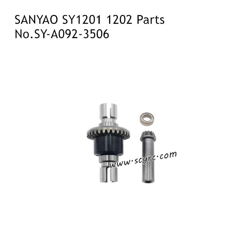 SANYAO SY-1201 SY-1202 Parts Rear Metal Differential SY-A092-3506
