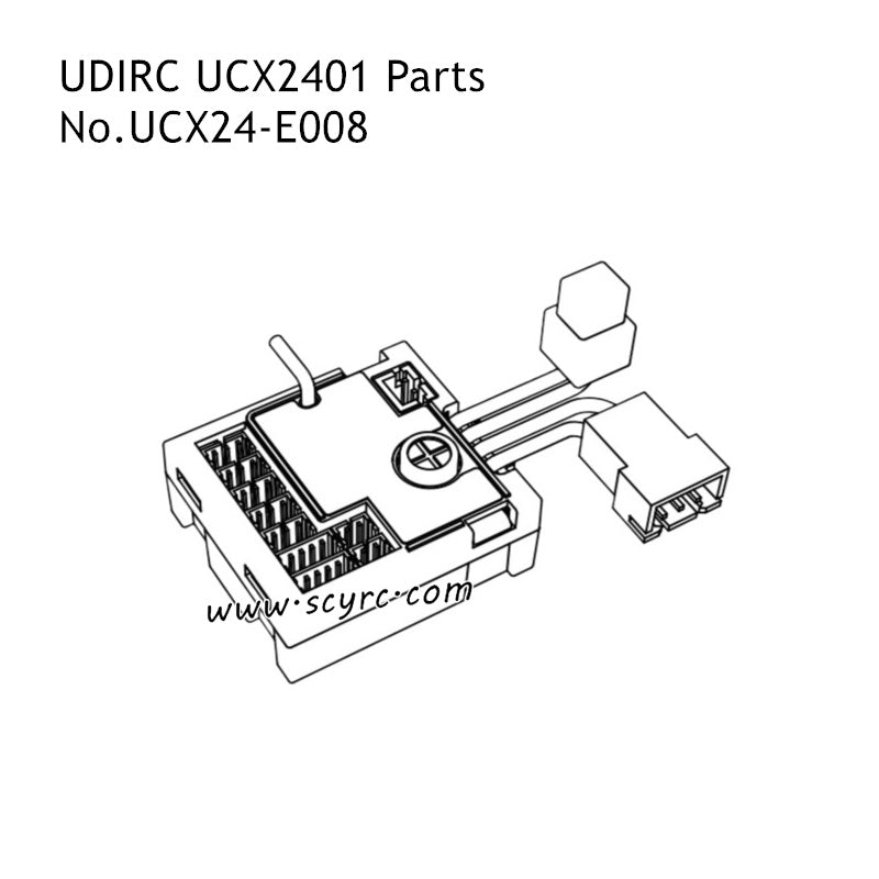 UDIRC UCX2401 Off-road RC Car Parts Brushless Speed Control and Receiver UCX24-E008