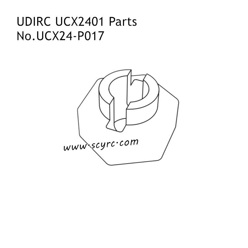 UDIRC UCX2401 RC Car Parts Wheel Adapters UCX24-P017