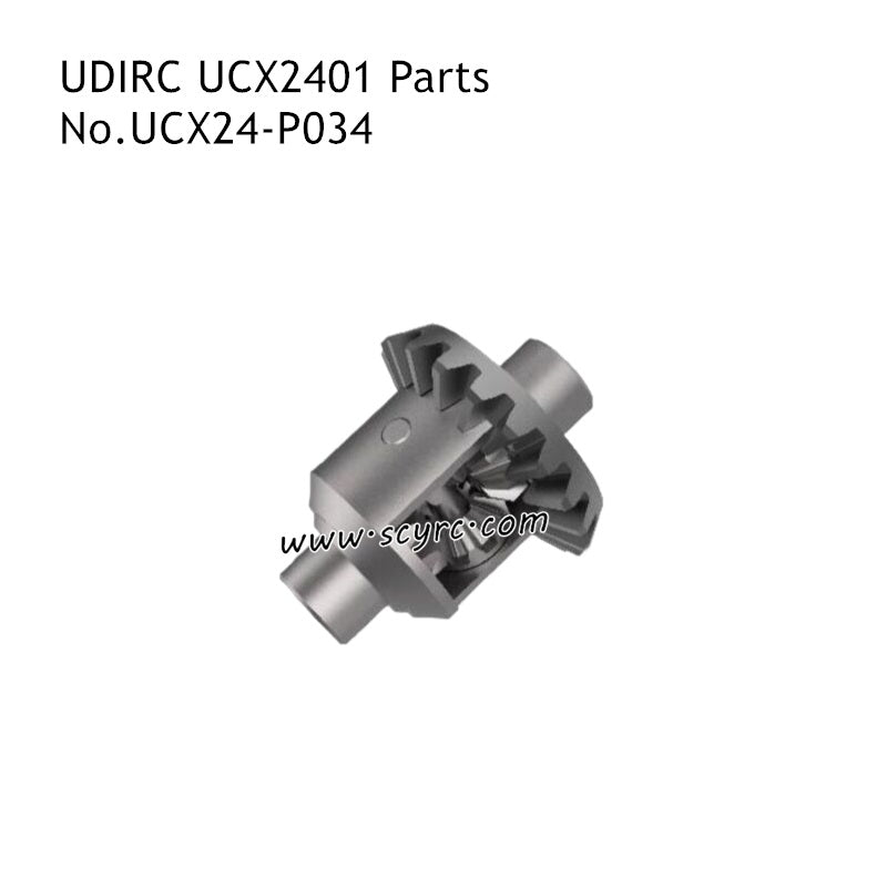 UDIRC UCX2401 Mini RC Rock Crawler Parts Metal Differential Assembly UCX24-P034