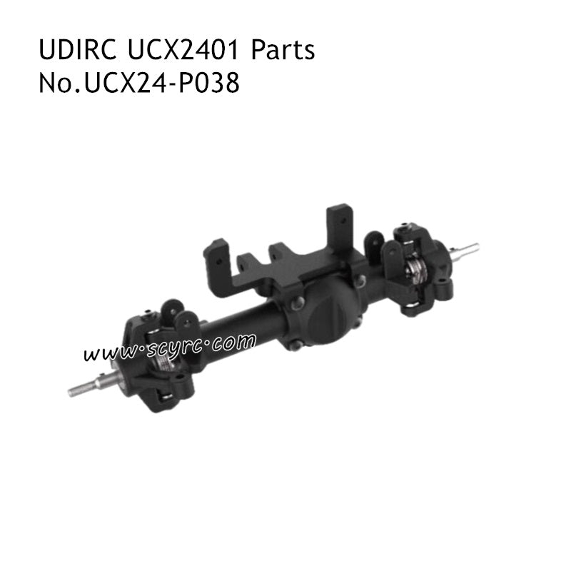 UDIRC UCX2401 Mini RC Rock Crawler Parts Front Axle Assembly UCX24-P038
