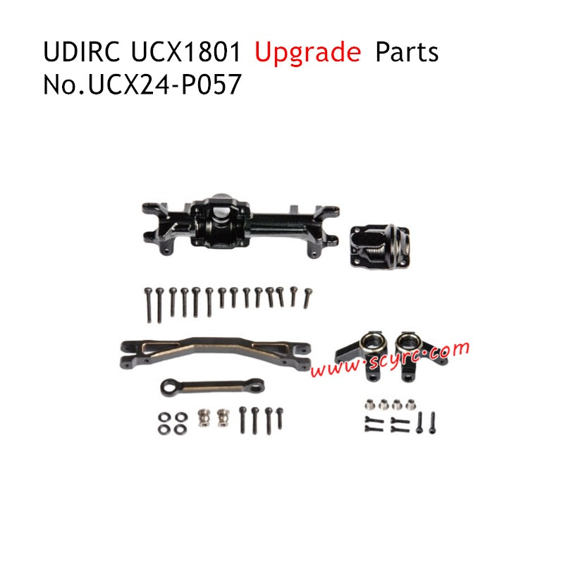 UDIRC UCX1801 Pro RC Car Upgrade Parts Metal Front Axle UCX24-P057