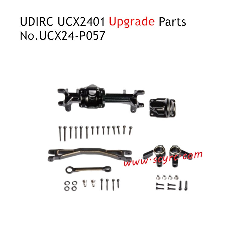 UDIRC UCX2401 1/24 Scale Upgrade Parts Metal Front Axle UCX24-P057