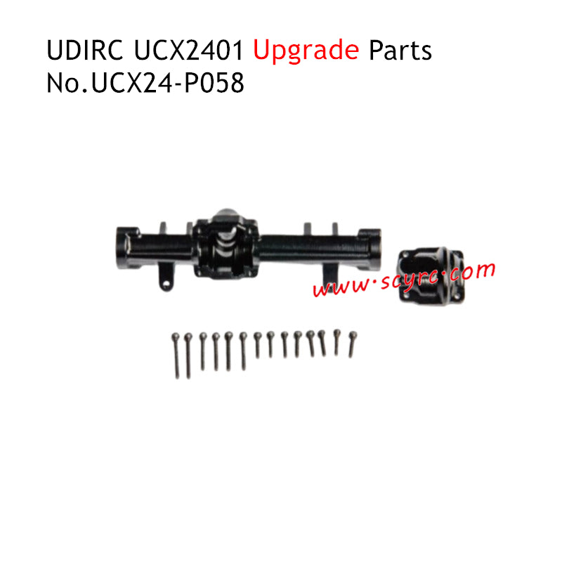 UDIRC UCX2401 1/24 Scale Upgrade Parts Metal Rear Axle UCX24-P058