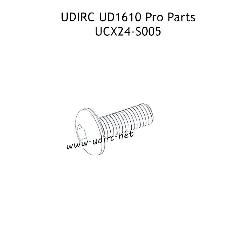 UDIRC UD1610 Pro Parts 2X6mm PM Hexagon Round Head Machine Screw UCX24-S005