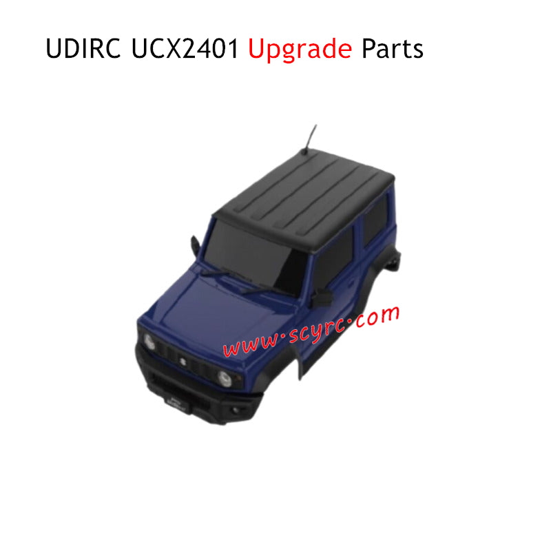UDIRC UCX2401 1/24 Scale Upgrade Parts Body Assembly Blue
