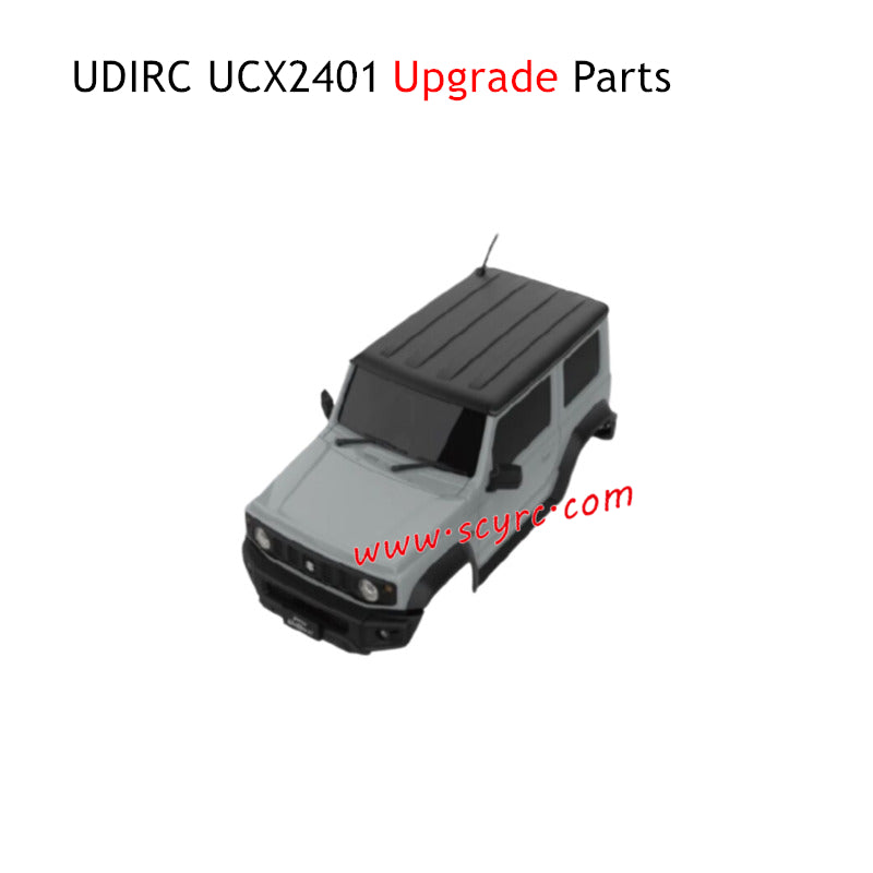 UDIRC UCX2401 1/24 Scale Upgrade Parts Body Assembly Gray
