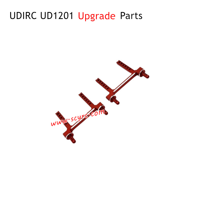 UDIRC UD1201 RC Car Upgrade Parts Front and Rear Body Support Red