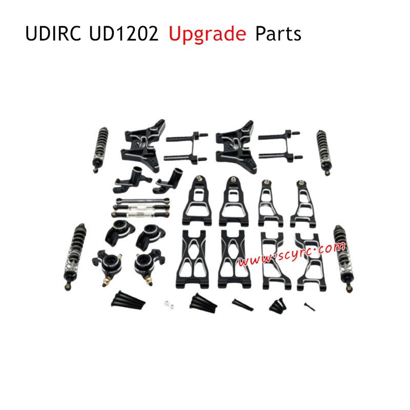 UDIRC UD1202 RC Car Upgrade Parts Kit Black