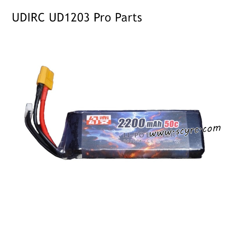 UDIRC UD1203 Pro RC Truck Parts 2200mAh Battery
