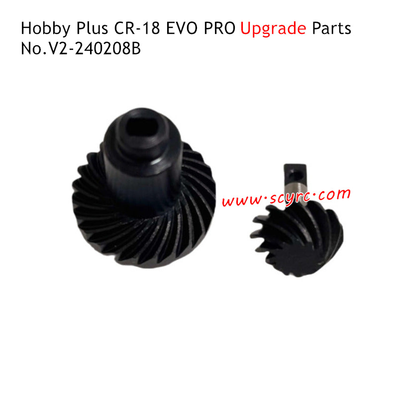 Hobby Plus CR 18 EVO Pro RC Truck Parts Front and Rear Axle Helical Gears V2-240208BL 