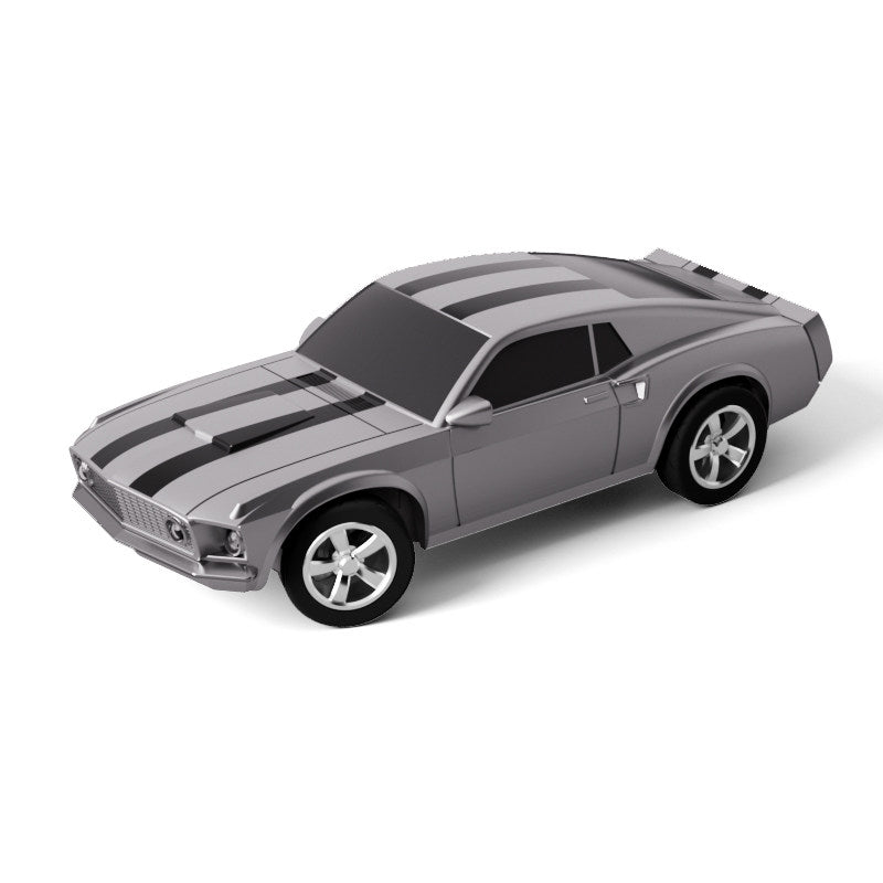 Volantex RC 78801 1/64 Mini 4WD RC Racing Car Gray