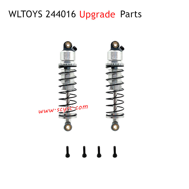 WLTOYS 244016 Parts Rear Shock Silver