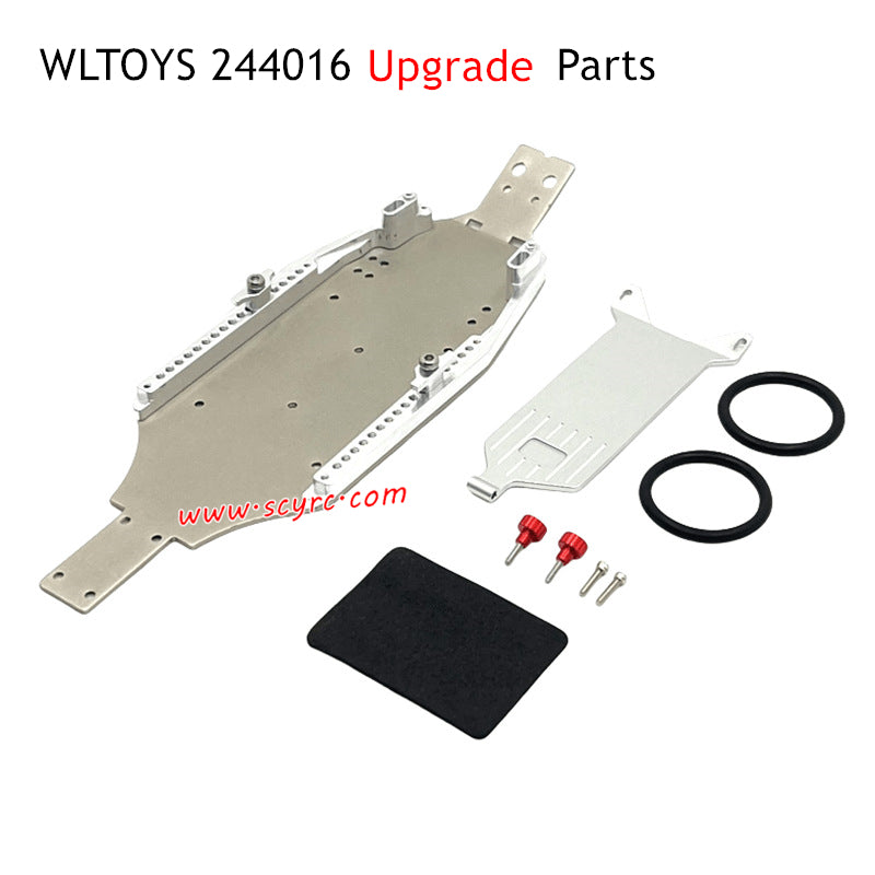WLTOYS 244016 RC Car Parts Chassis Components Silver