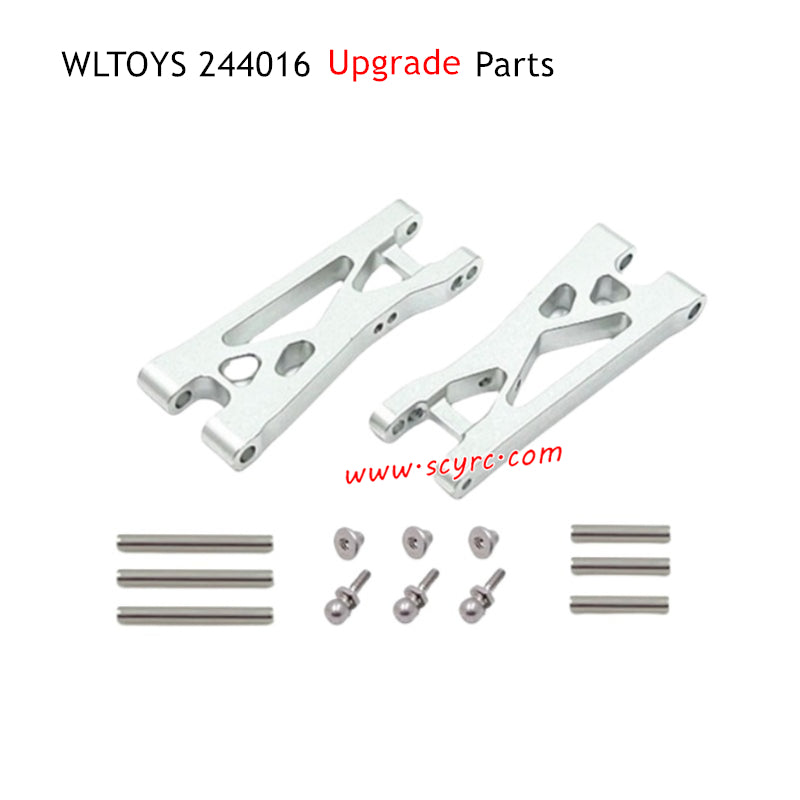 WLTOYS 244016 RC Car Parts Front Lower Swing Arm Silver