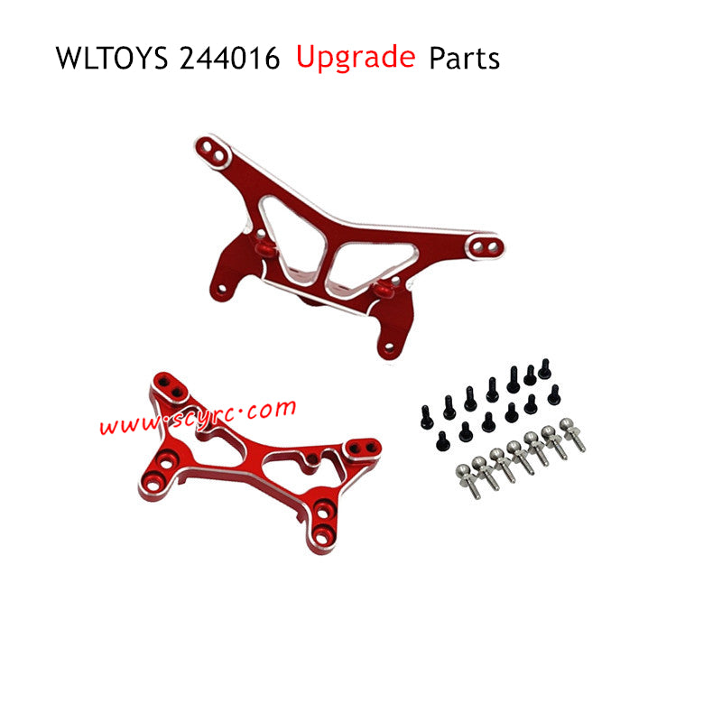 WLTOYS 244016 RC Car Parts Front and Rear Shock Mounts Red