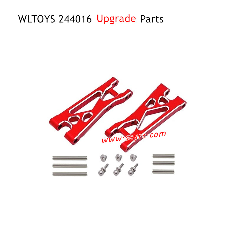 WLTOYS 244016 RC Car Parts Rear Lower Swing Arm Red