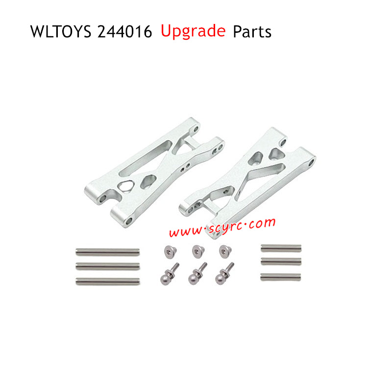 WLTOYS 244016 RC Car Parts Rear Lower Swing Arm Silver