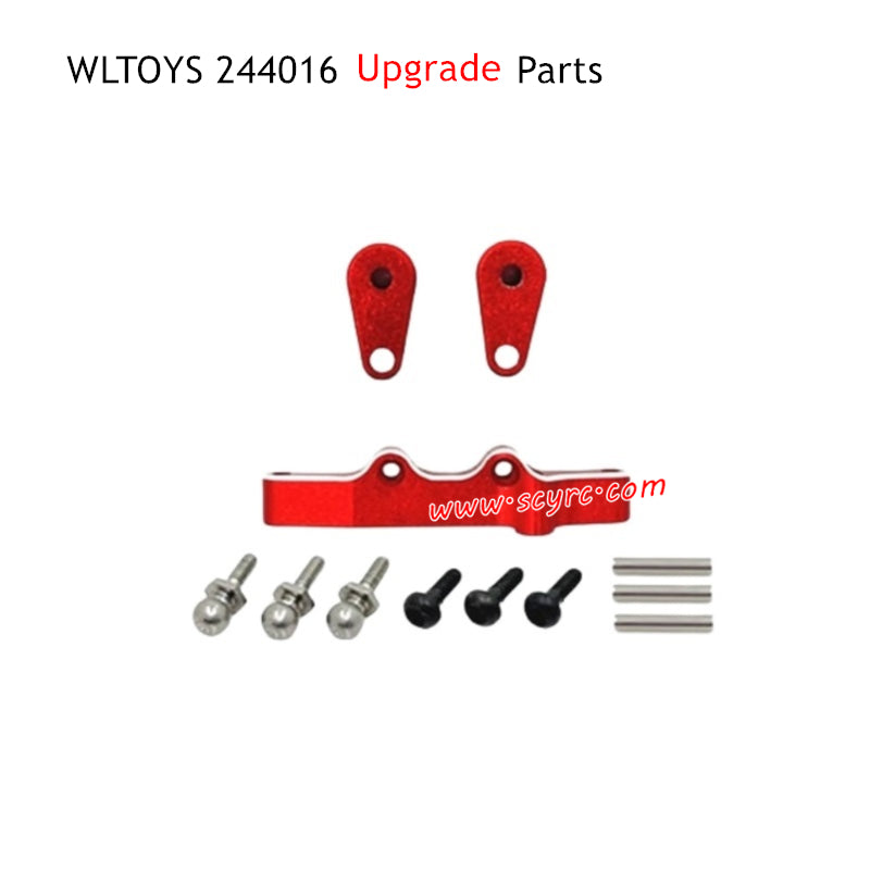 WLTOYS 244016 RC Car Parts Steering Assembly Red