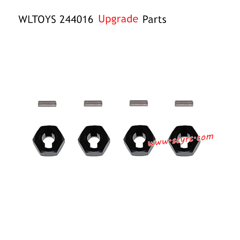 WLTOYS 244016 RC Car Parts Wheel Hex Black
