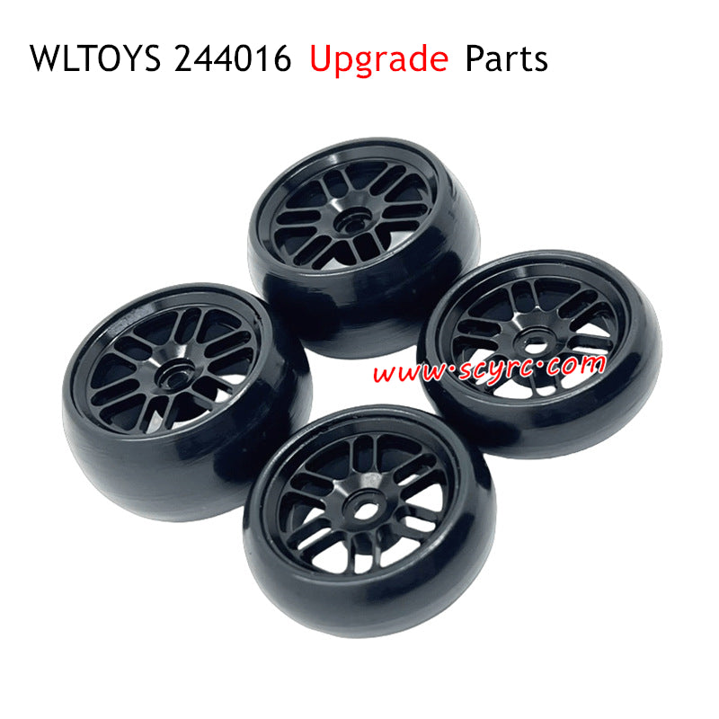 WLTOYS 244016 Upgrade Parts Drift Tyres Black