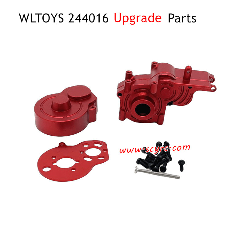 WLTOYS 244016 Upgrade Parts Gearbox Housing Red