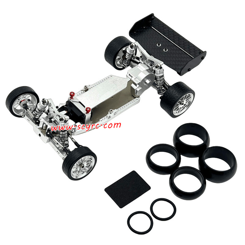 WLTOYS 244016 Upgrade Parts Metal modified Car Frame Silver