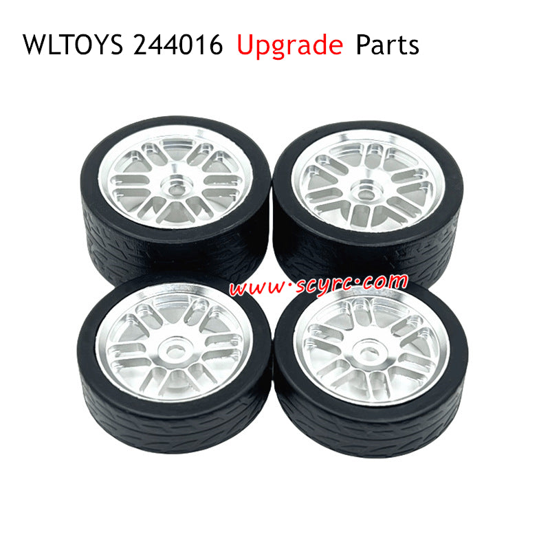WLTOYS 244016 Upgrade Parts Racing Tyres Silver