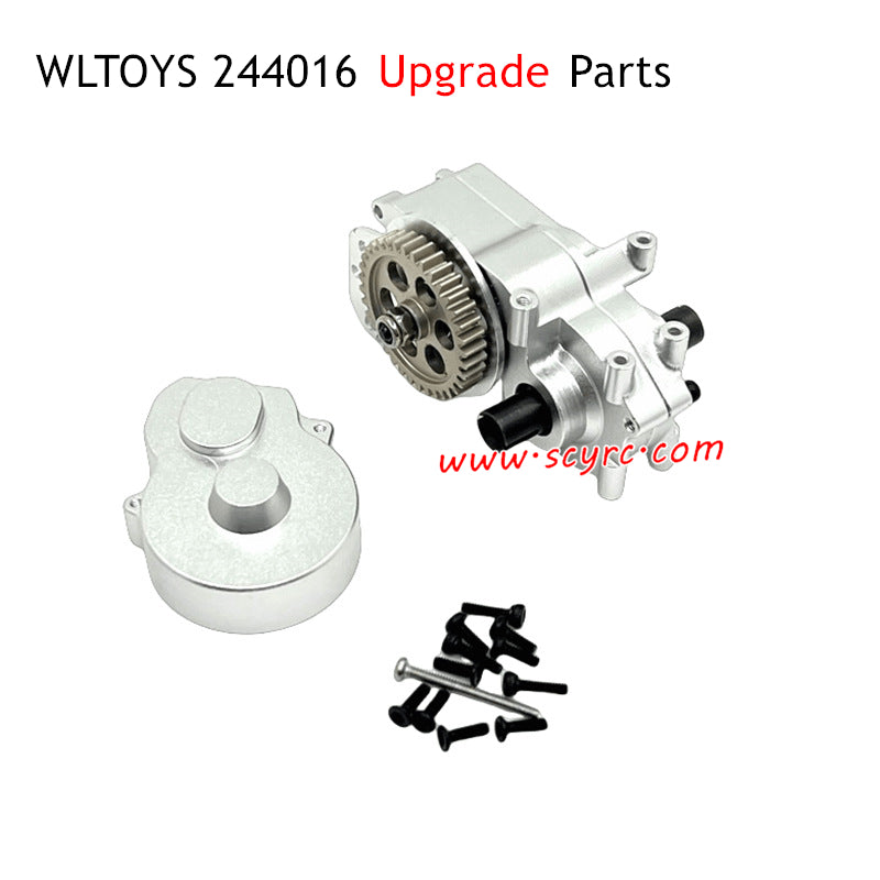 WLTOYS 244016 Upgrade Parts Rear Gearbox Assembly Silver